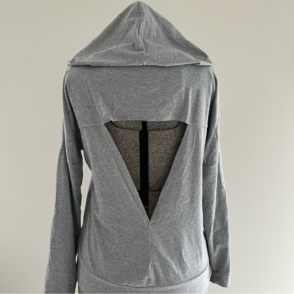 Open Back Butter Soft Hoodie Sweatshirt